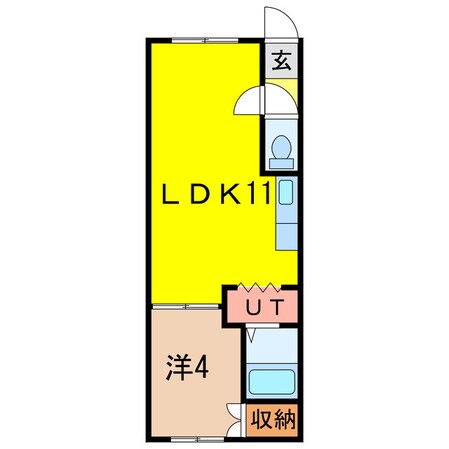 ハンドレッドヴィレッジＦ棟の物件間取画像